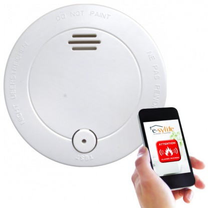 Solution e-sylife pour votre maison connectée – Alarme incendie